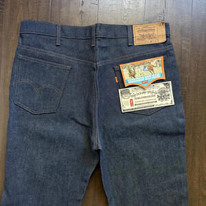 Vintage Levi 517 Saddleman Boot Cut Orange Tab 60s 70s Deadstock 40x36 USA